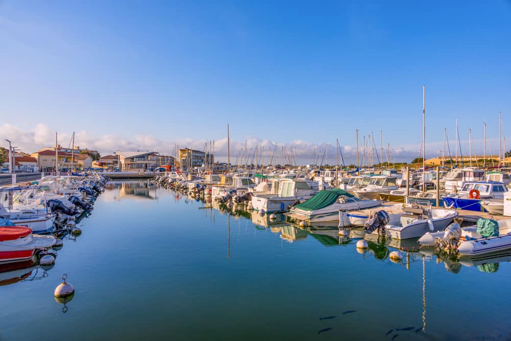 Le port de plaisance de Valras Plage