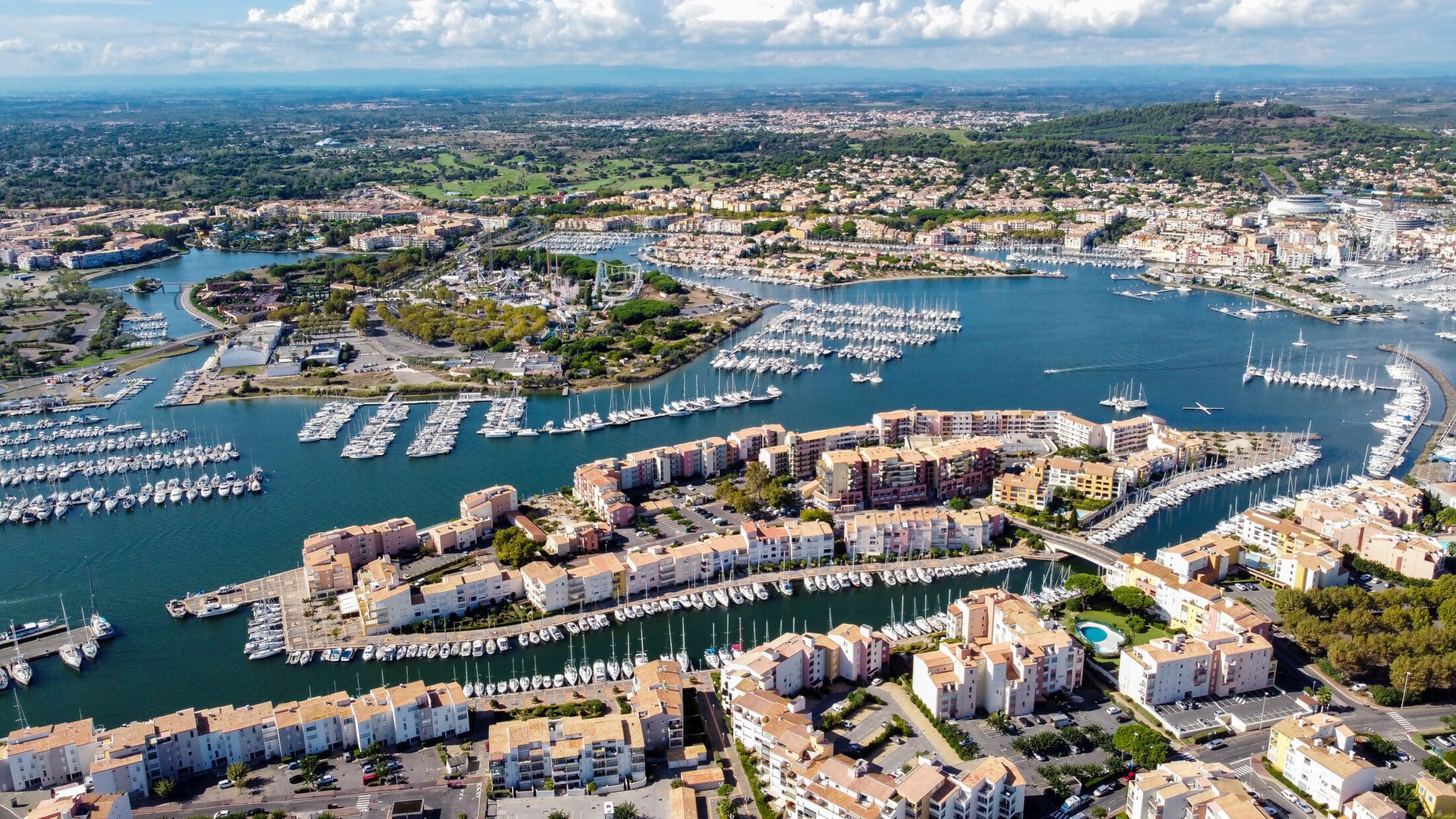 Vue sur le Cap d'Agde