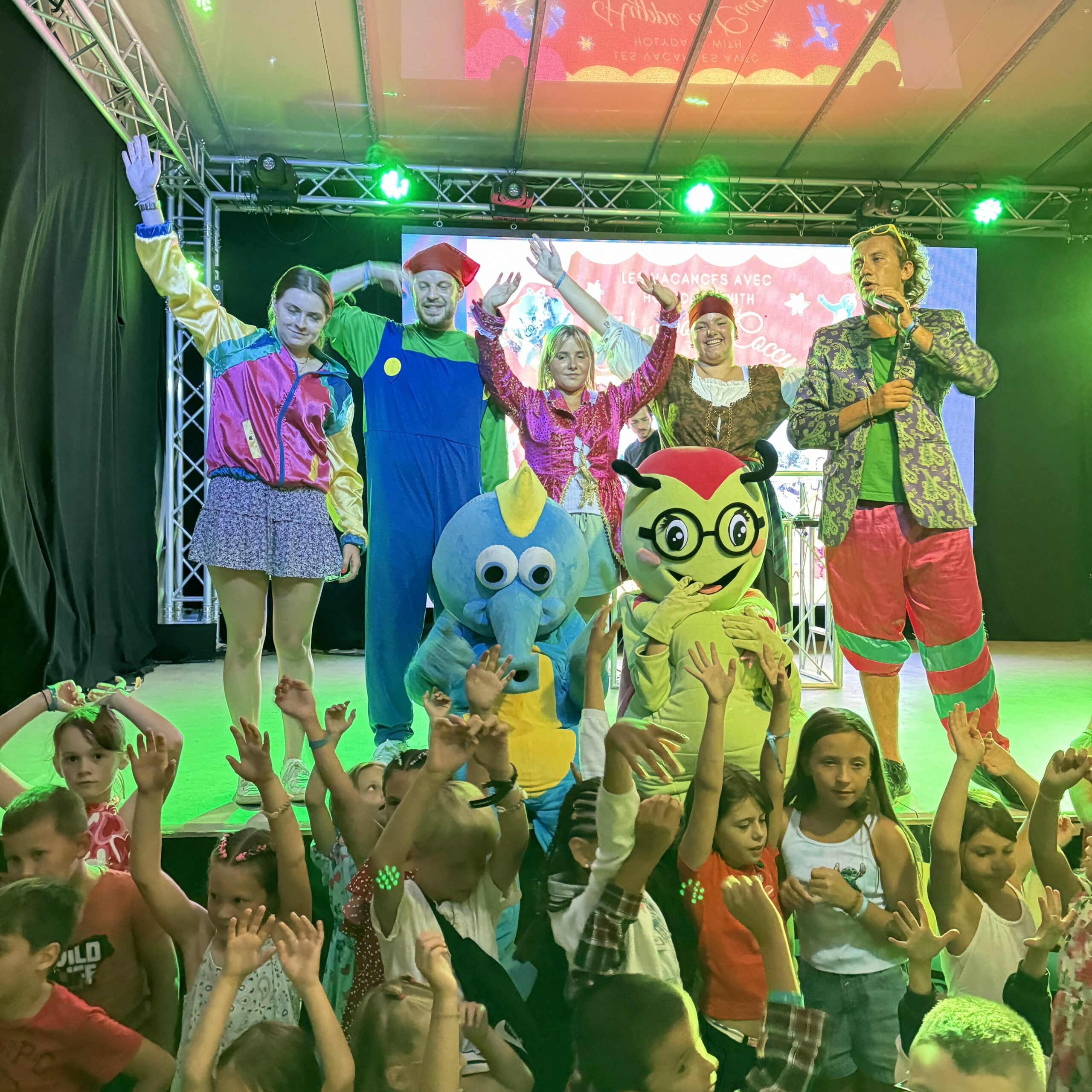 animations camping bord de plage