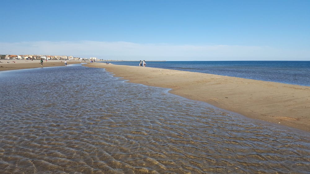 View on Valras plage