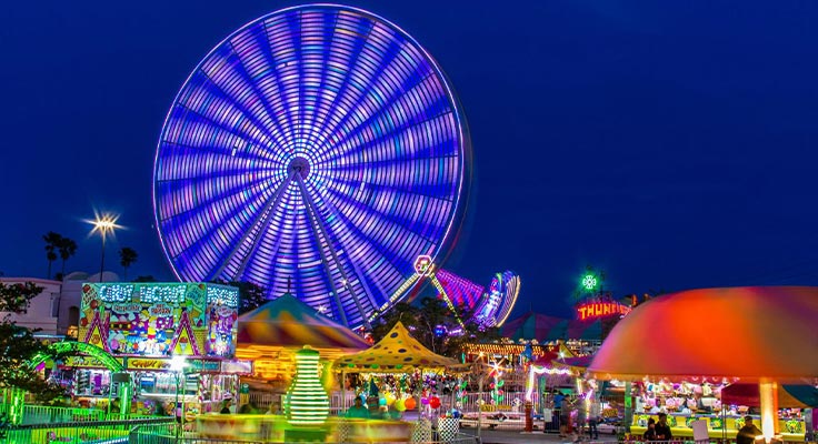 F&ecirc;te foraine Luna Park au Cap d'Agde