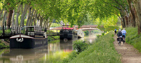 Le Canal du Midi aux alentours du camping