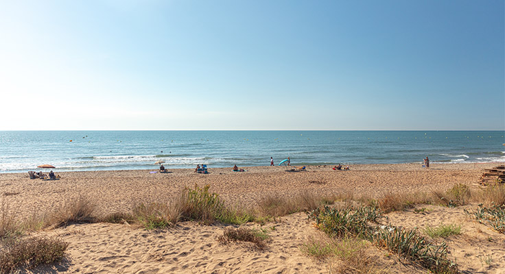Camping en bord de mer pr&egrave;s du Cap d'Agde