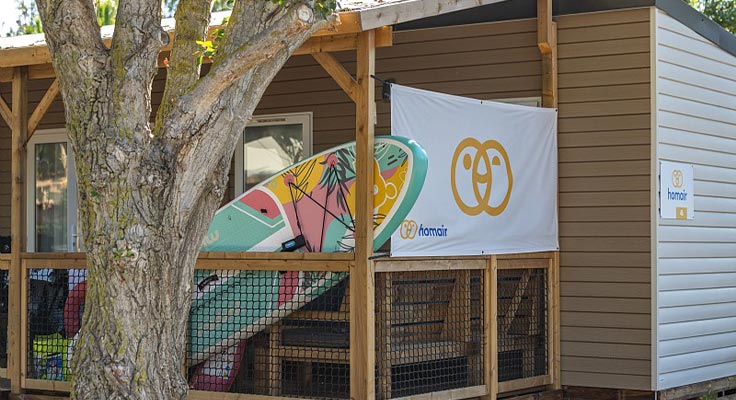 Location de mobil-home pr&egrave;s de Vendres