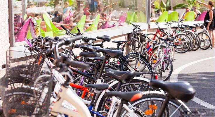 Louez un v&eacute;lo &agrave; Valras au camping La Plage et le Bord de Mer