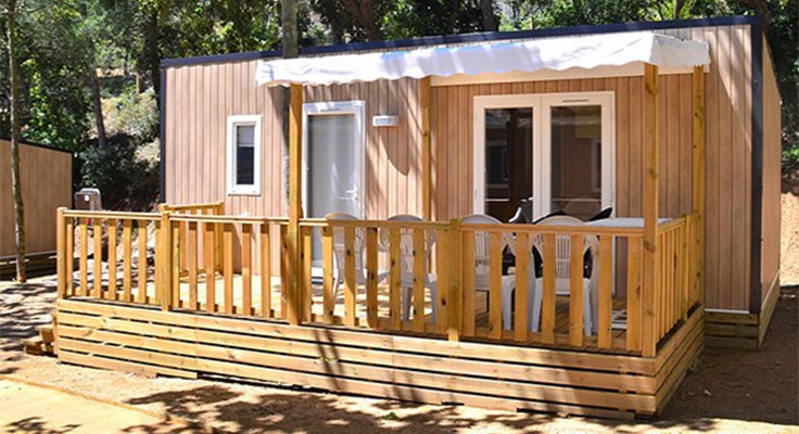 Mobil home Comfort au camping Plage et Bord de Mer