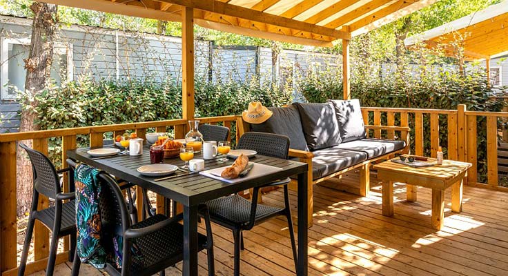 Terrasse mobil-home Premium