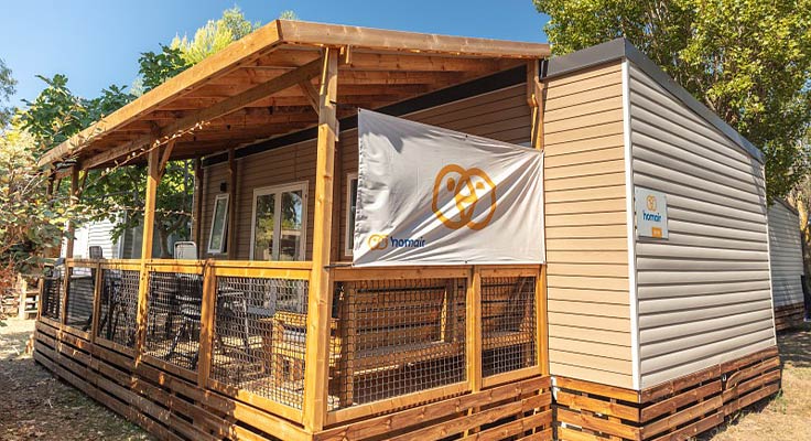 Mobil-home Premium au camping 4* Plage et Bord de Mer