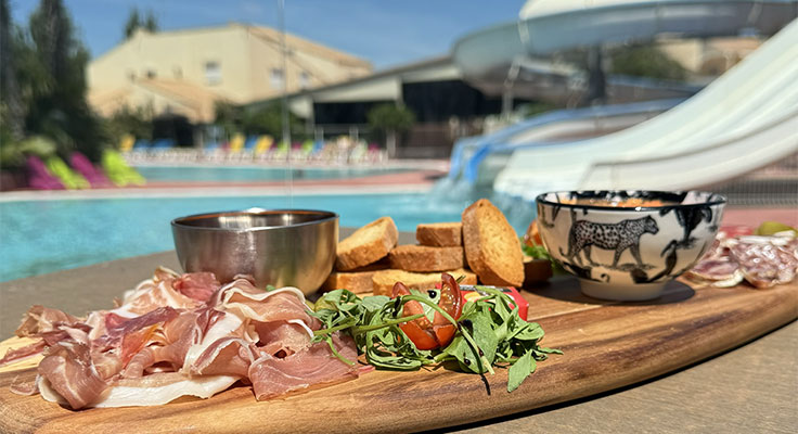 Planche de tapas du camping