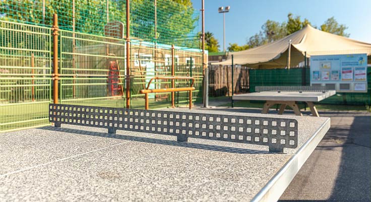 Tennis de table au camping
